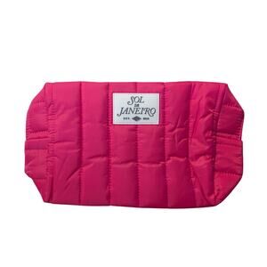 New Sol De Janeiro TSA-approved quilted travel pouch in Dark Pink - Cheirosa 48